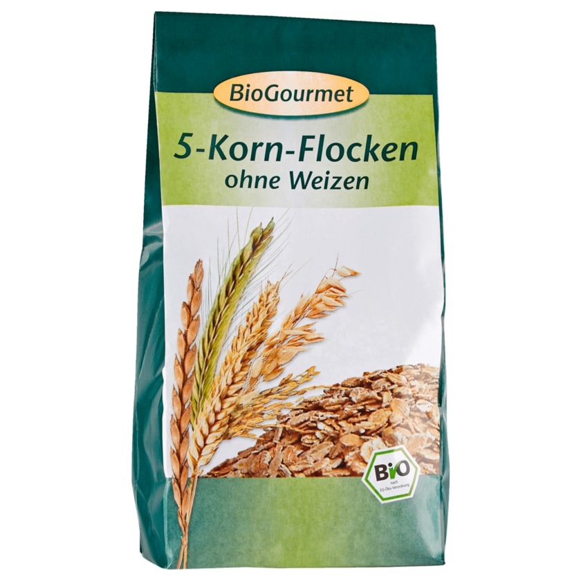 BioGourmet Bio 5-Korn-Flocken ohne Weizen 400g